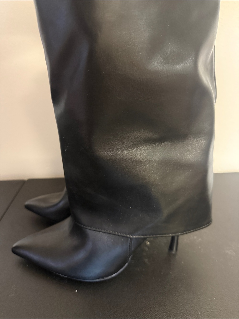 Classic Black Pointed- Boots - Women's
